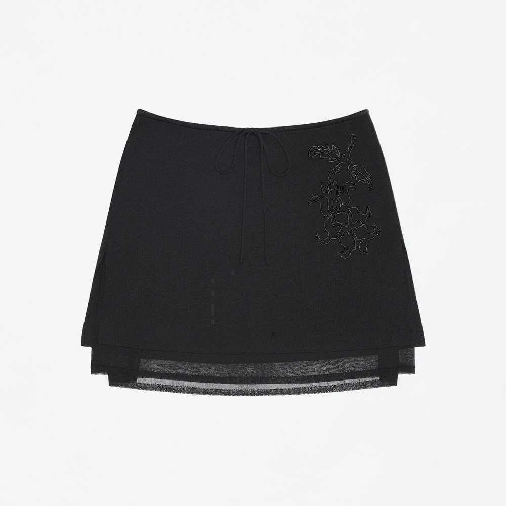 SOLD OUT TankAir FLOWER OF LOVE BEADED SKIRT